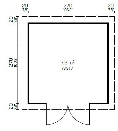 Gloria D Versatile Storage Shed