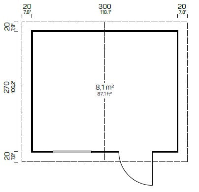 Thetis Studio & Storage Bunkie