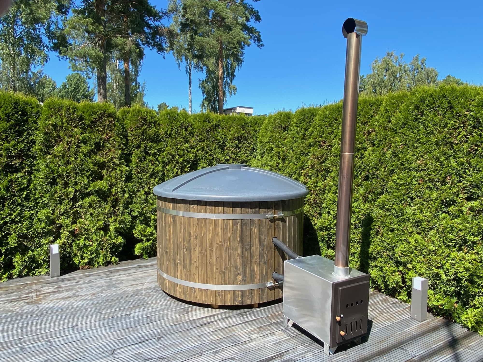 Wood Fire Hot Tub