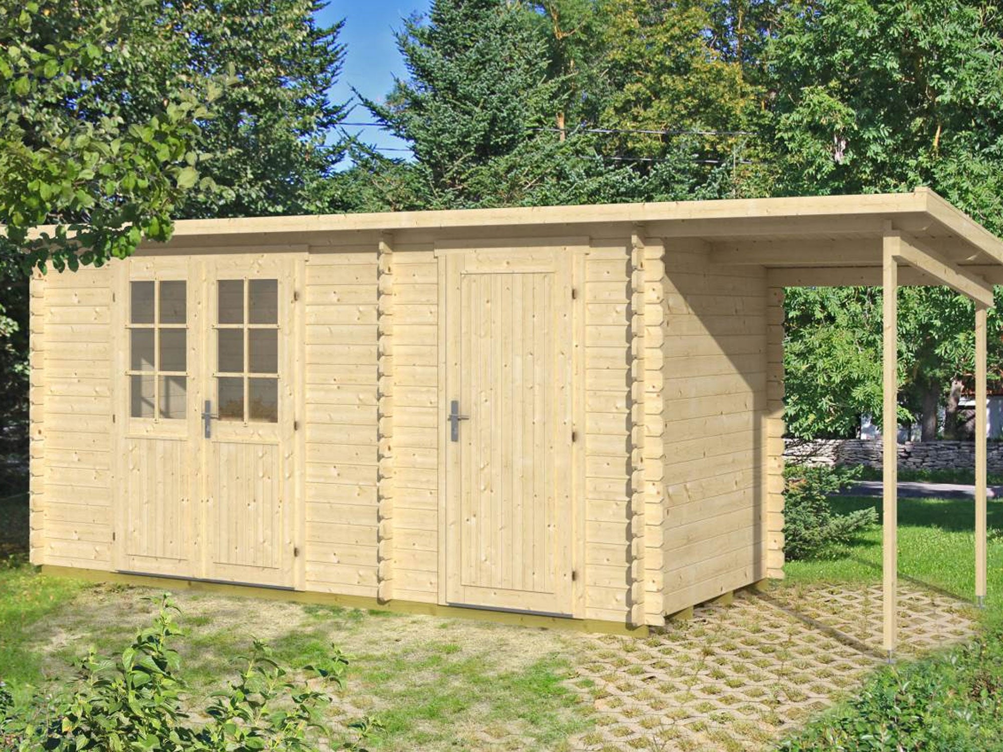 Gloria F Split Storage Shed