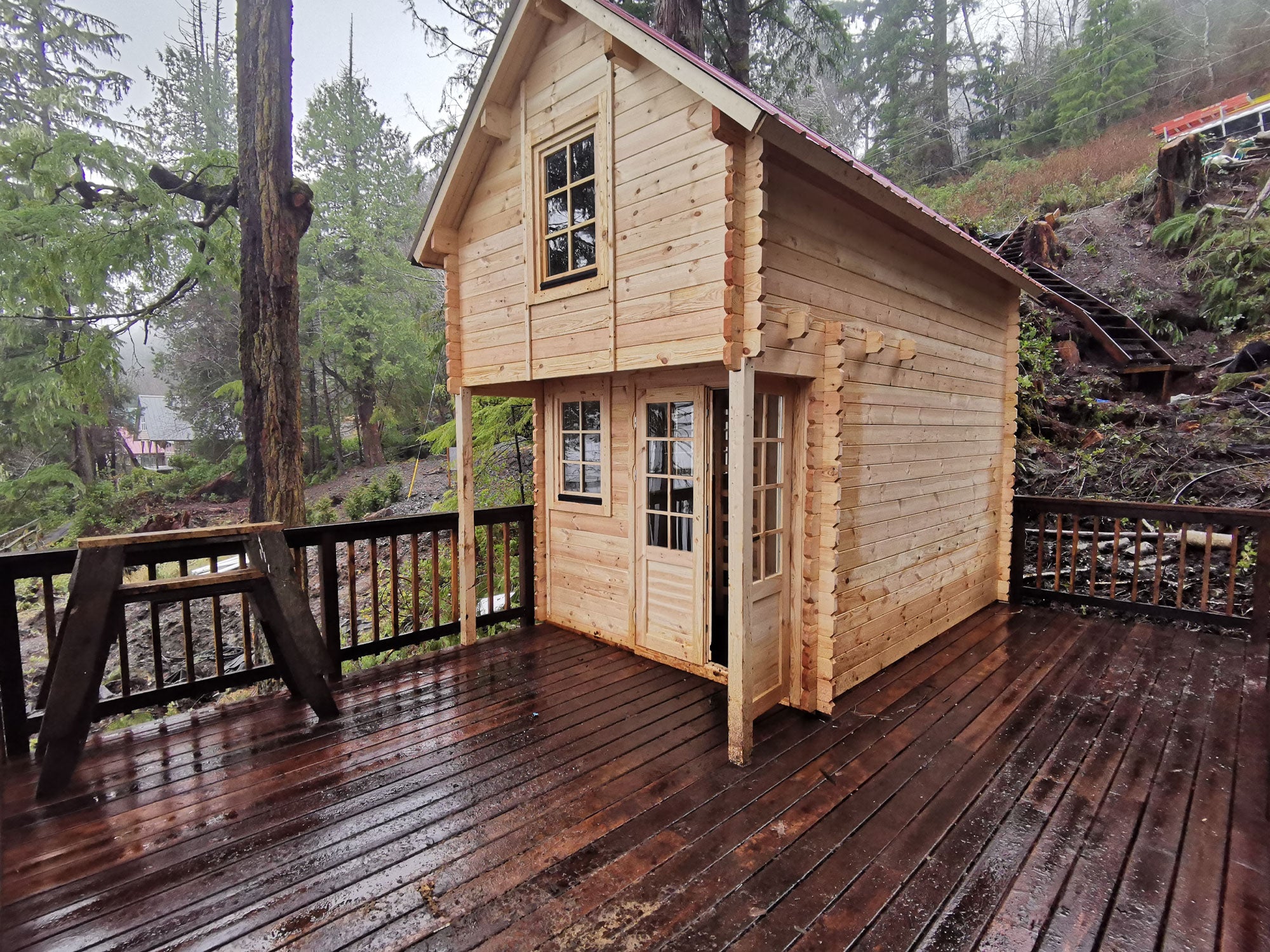 Two Storey Bunkie with Sleeping Loft