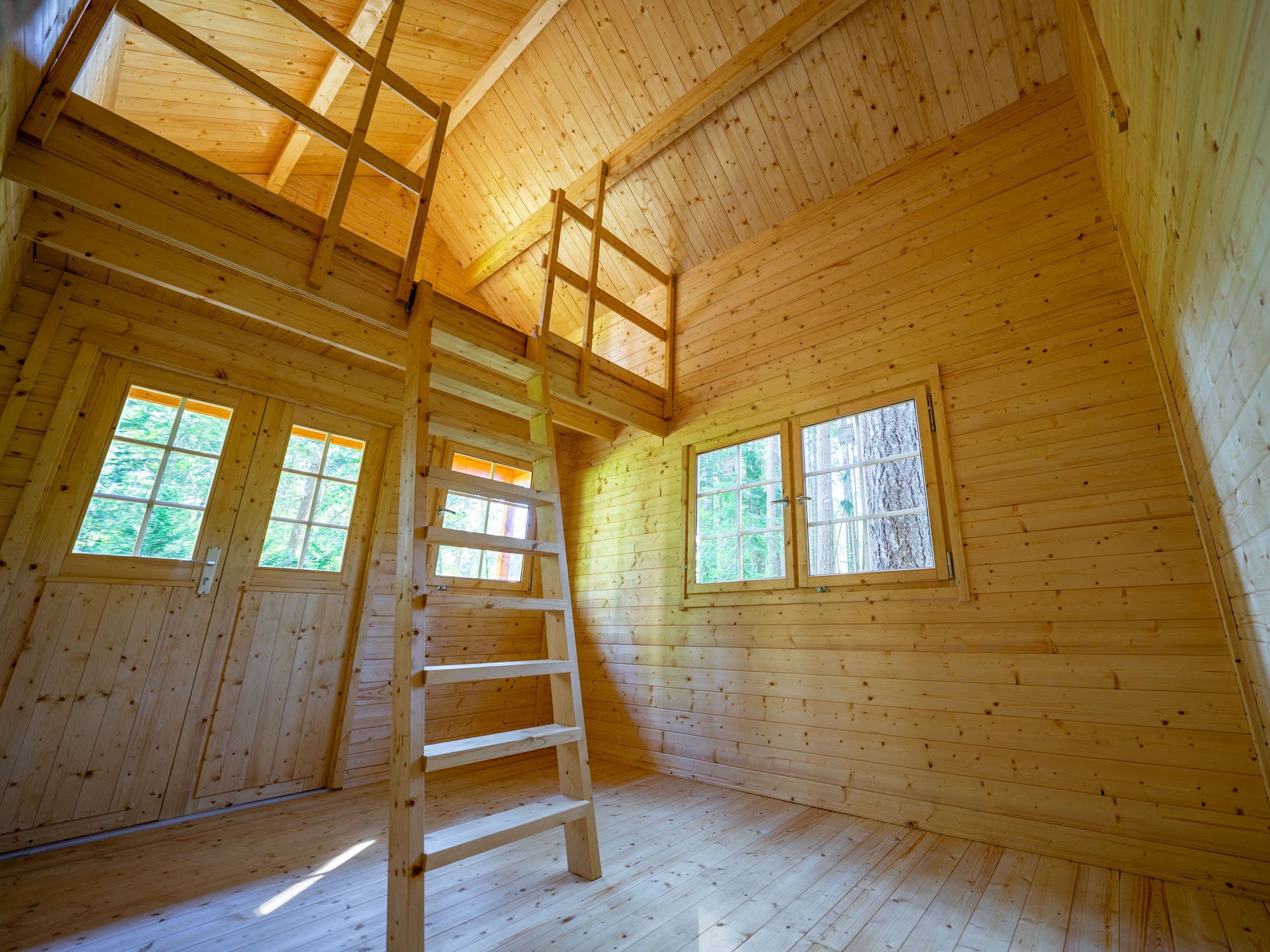 Two Storey Bunkie with Sleeping Loft