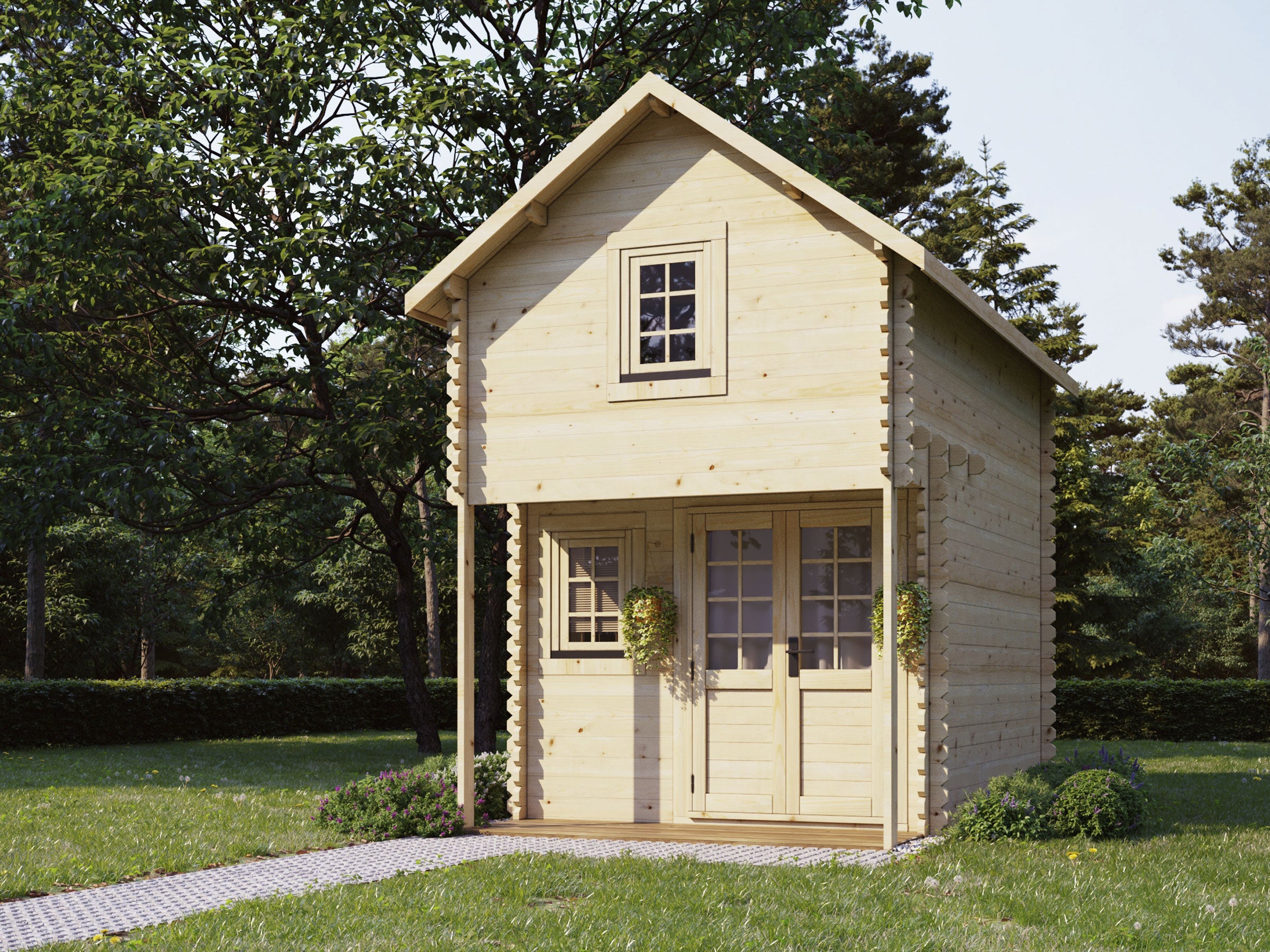 Two Storey Bunkie with Sleeping Loft