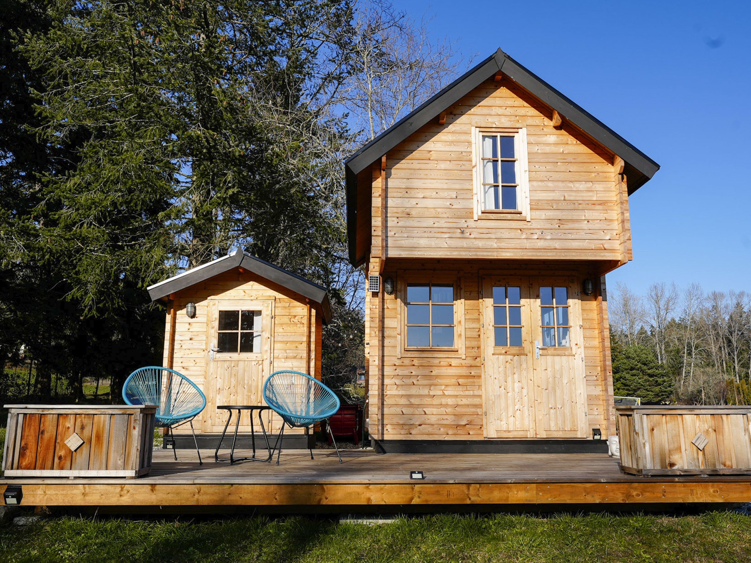Two Storey Bunkie with Sleeping Loft